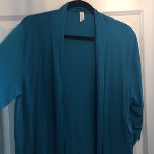 Lightweight Wrap w/ 3/4 sleeves Teal